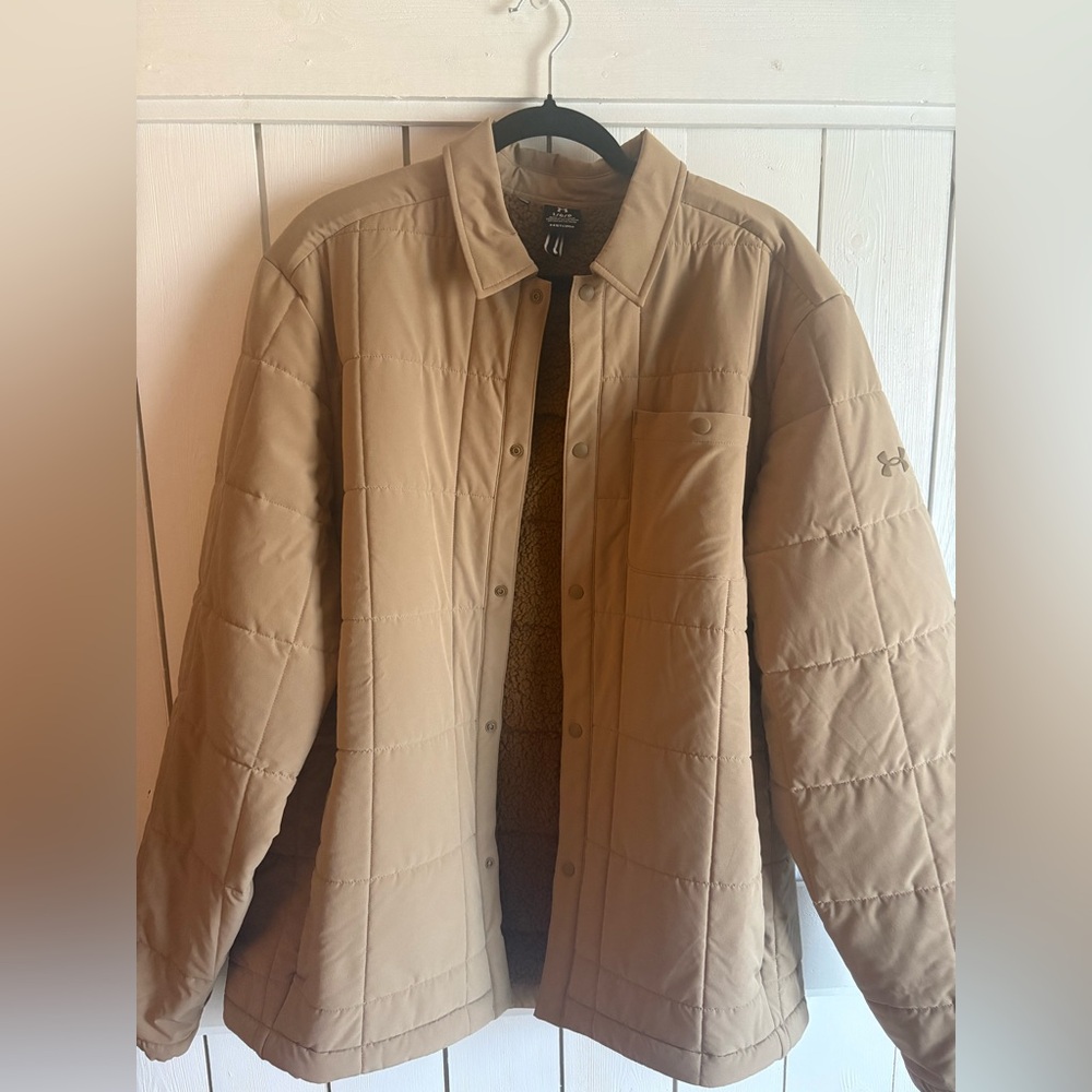 Under Armour Tan Quilted Jacket